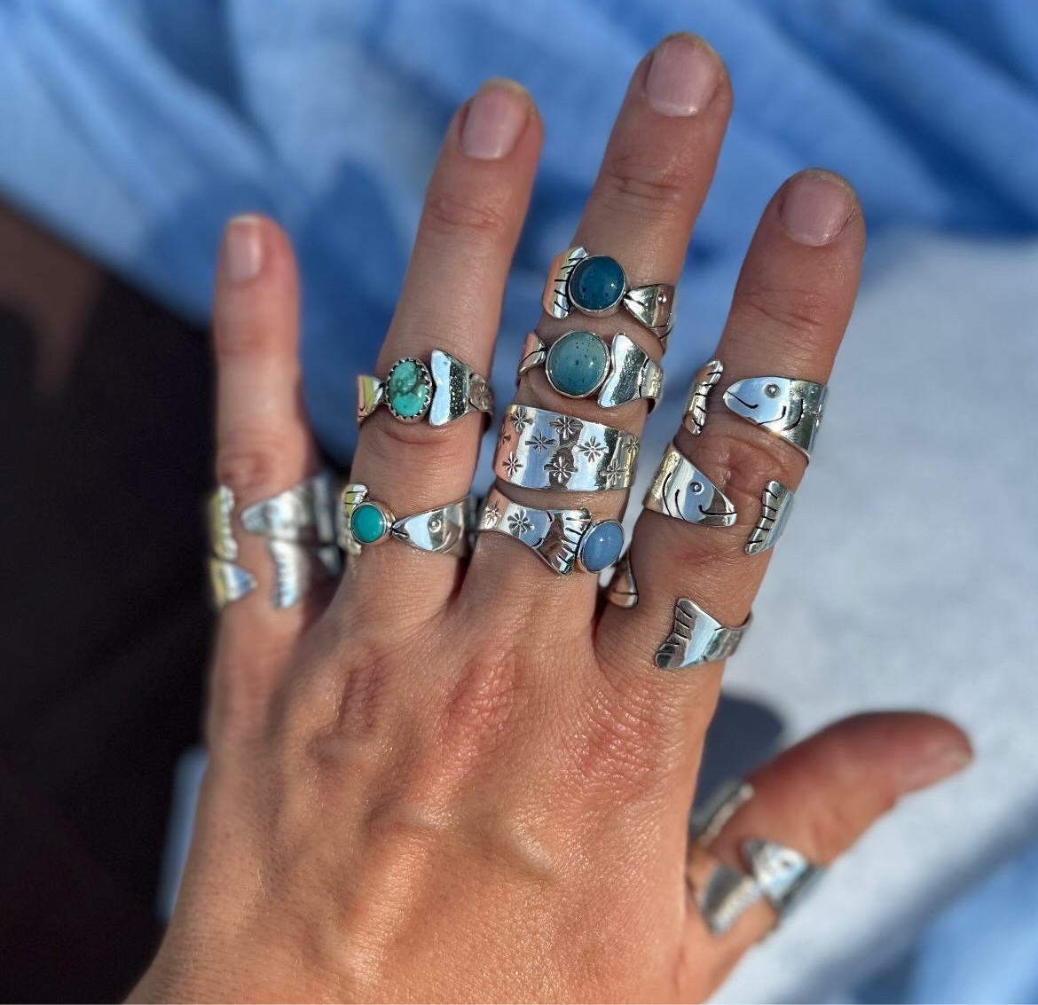 Tickle-Me-Trout Ring (made to order)