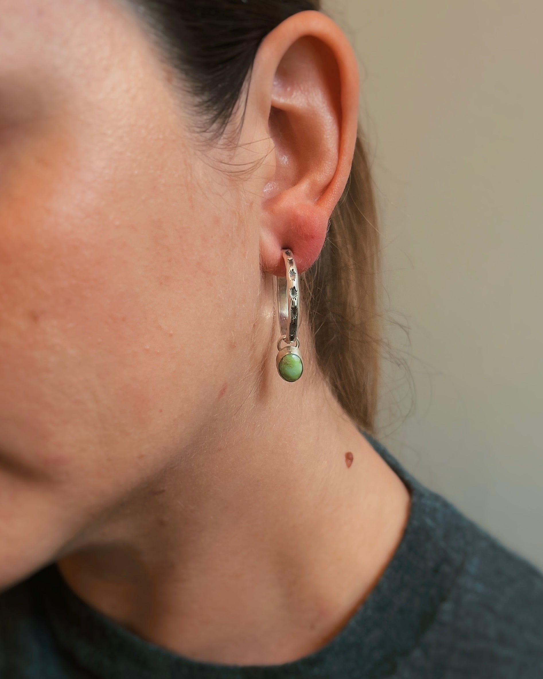 Palomino Charm Hoop Earrings