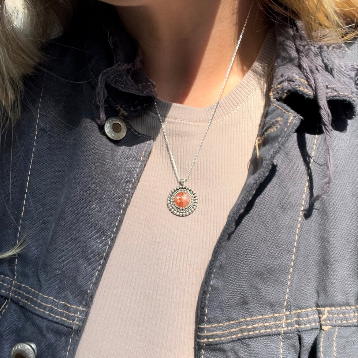 Sunkeeper - Sunstone Pendant