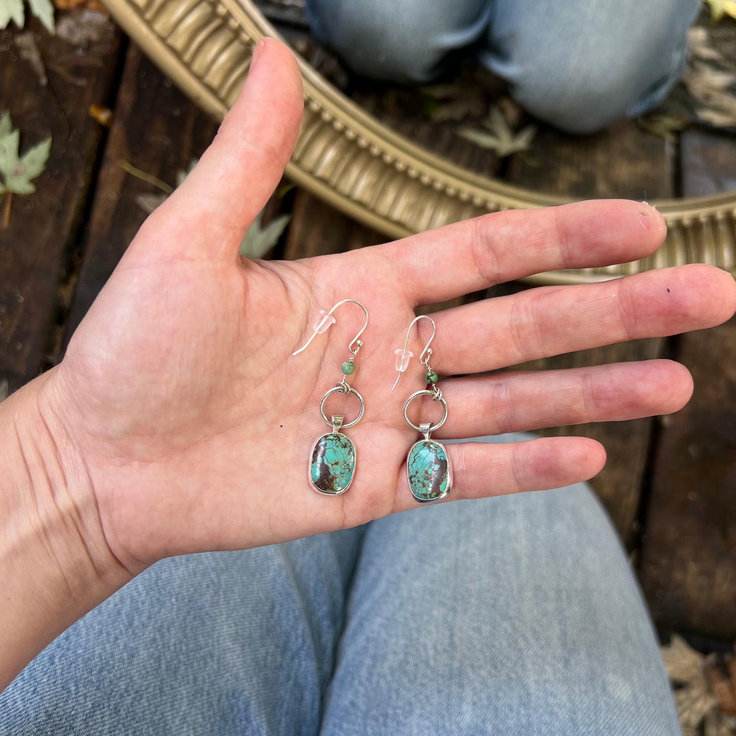 Open Space - Turquoise Earrings