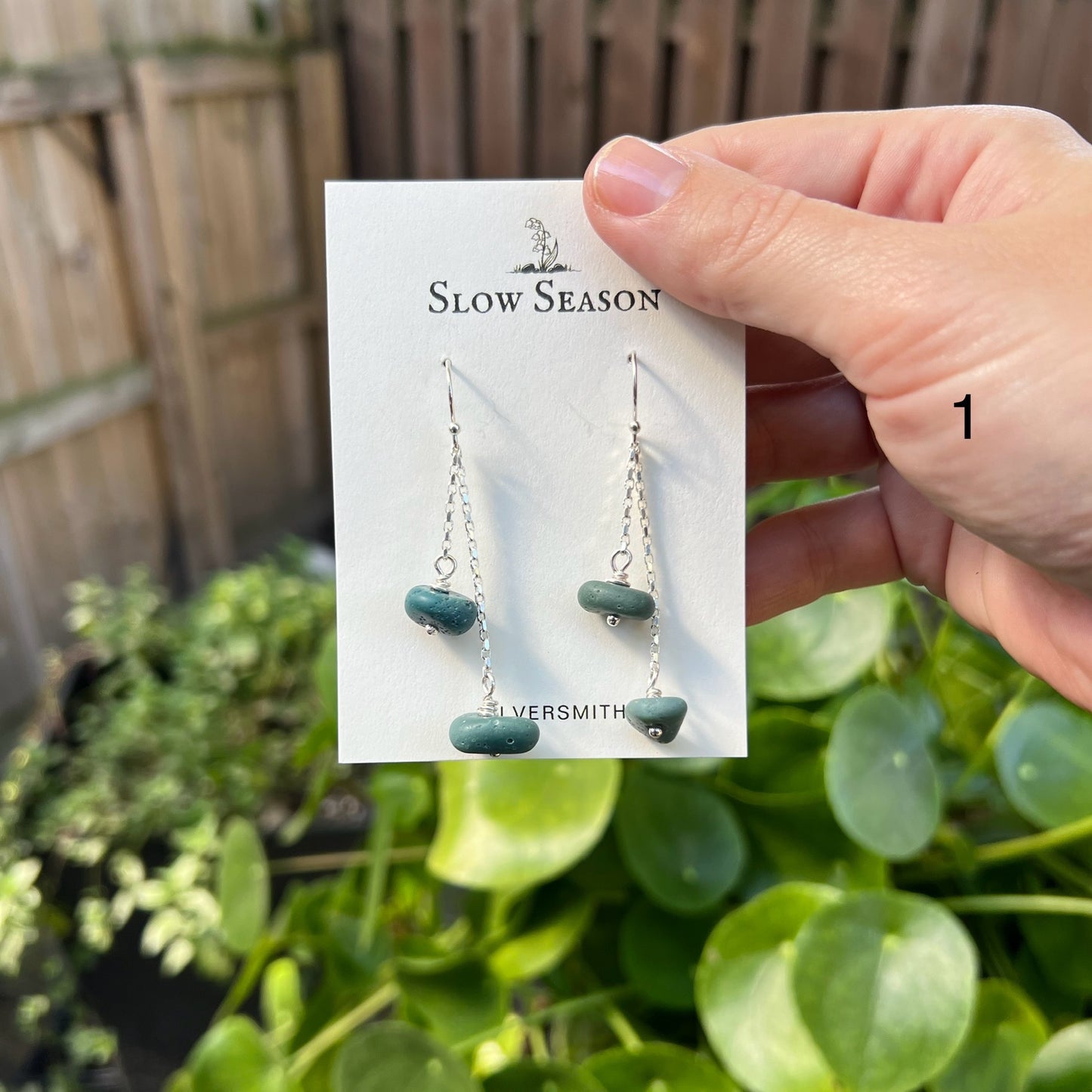 Stone Drop - Leland Blue Earrings