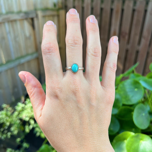 Robin’s Nest - Turquoise Ring - Size 7.5