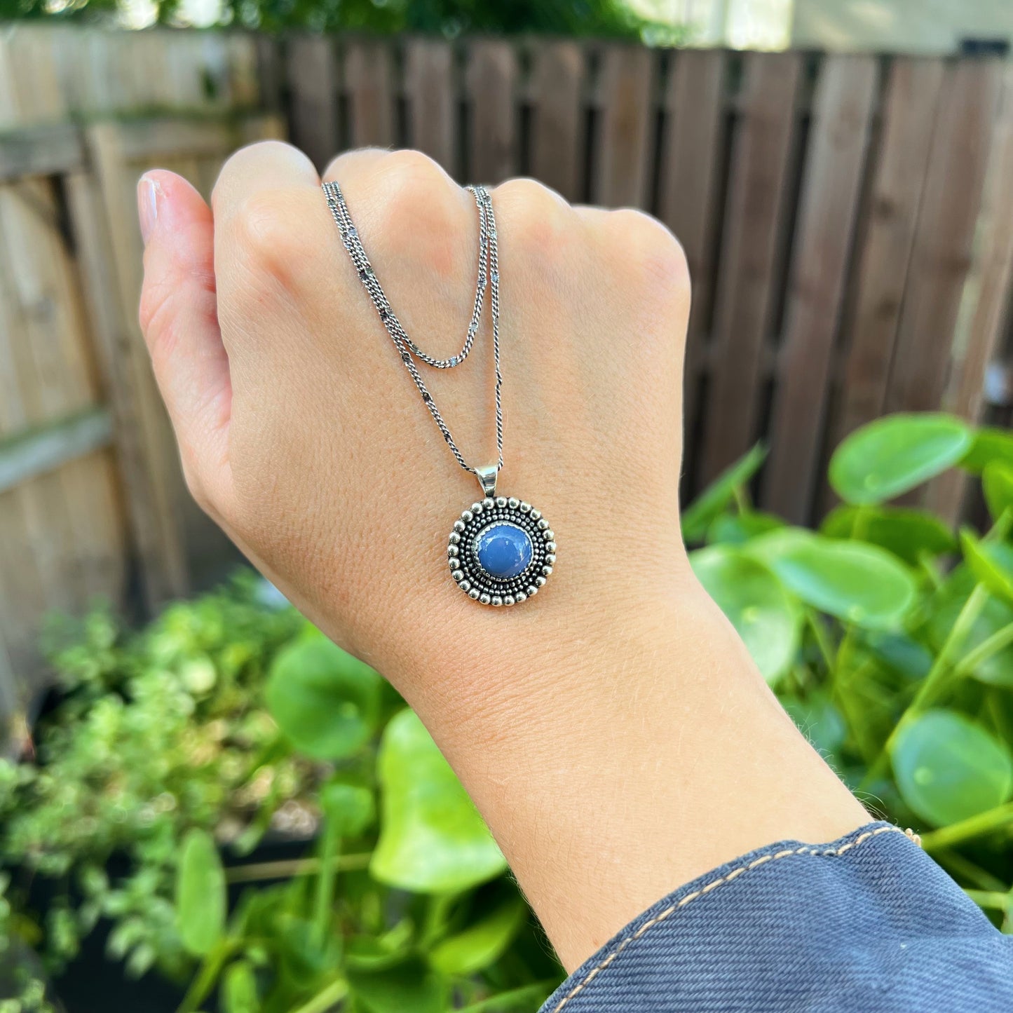 Memorykeeper - Leland Blue Pendant