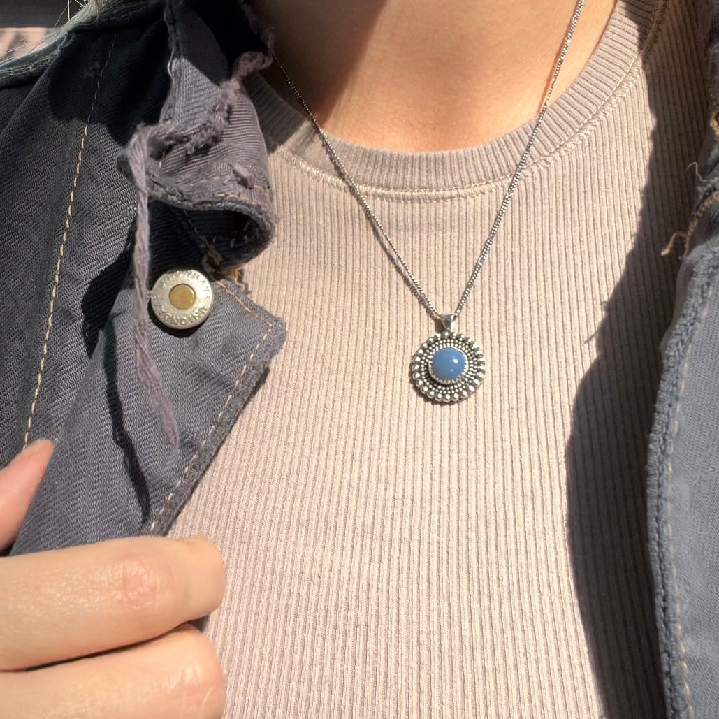 Memorykeeper - Leland Blue Pendant