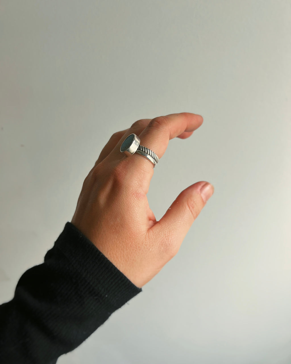 Leland Blue Double Band Ring