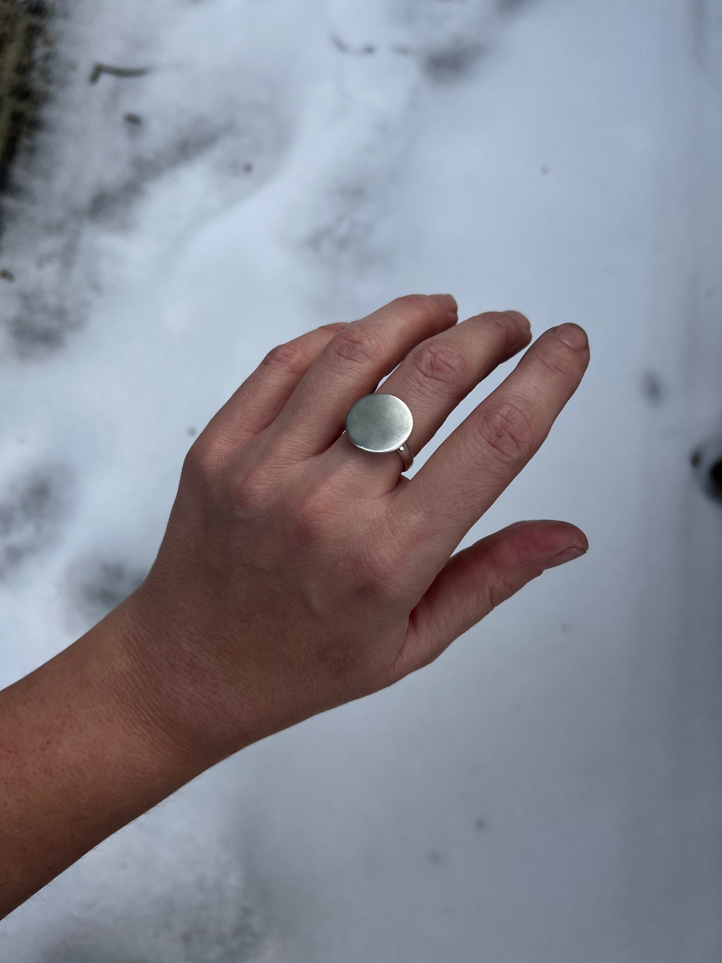 Cold Moon Ring (Made to Order)