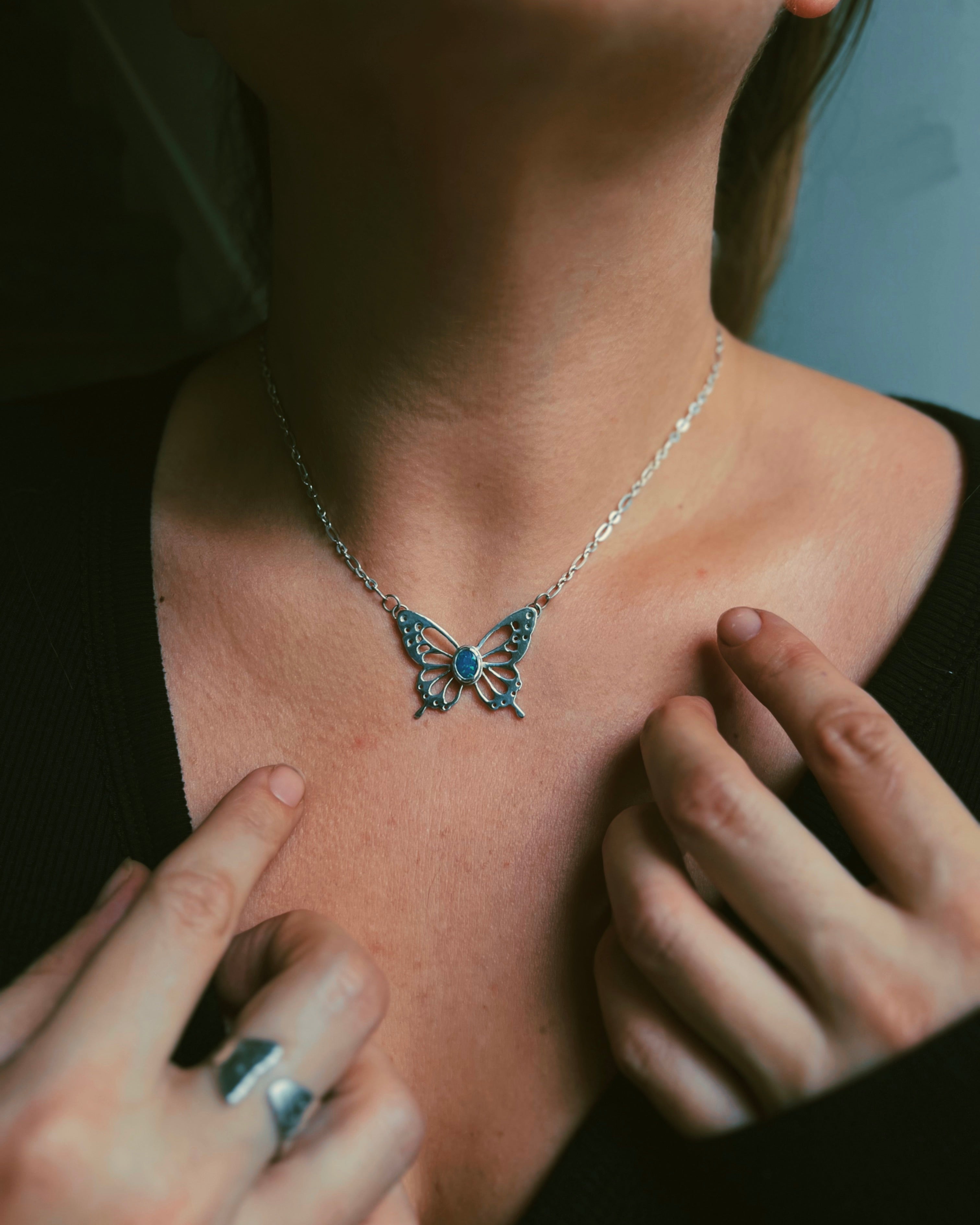 Butterfly & Austrailian Opal