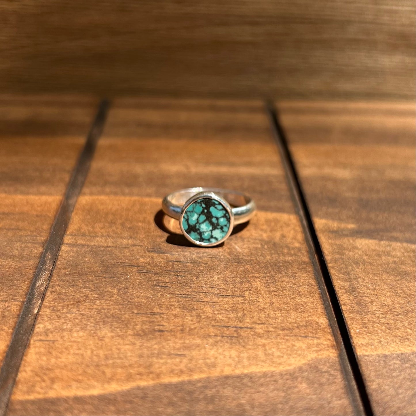 Ocean Eye Turquoise Ring Size 6.5