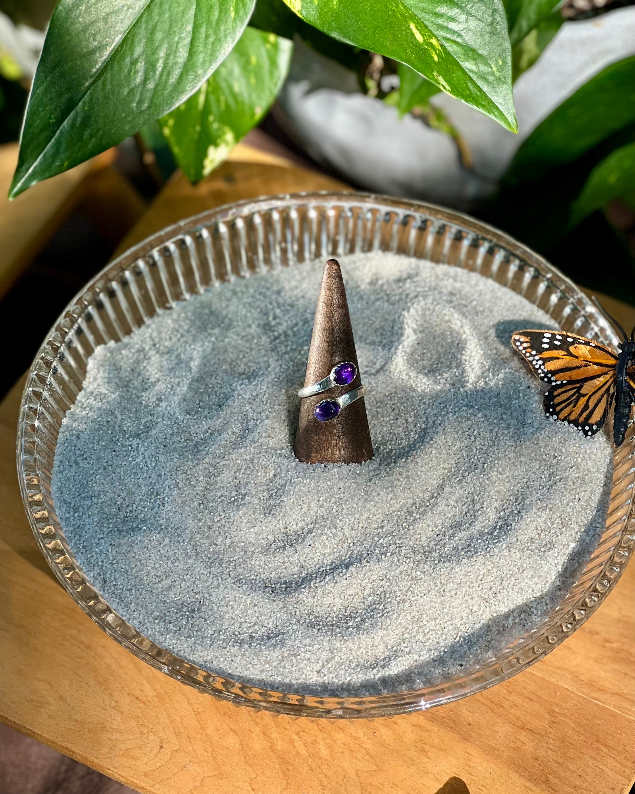 Amethyst Twinlight Ring
