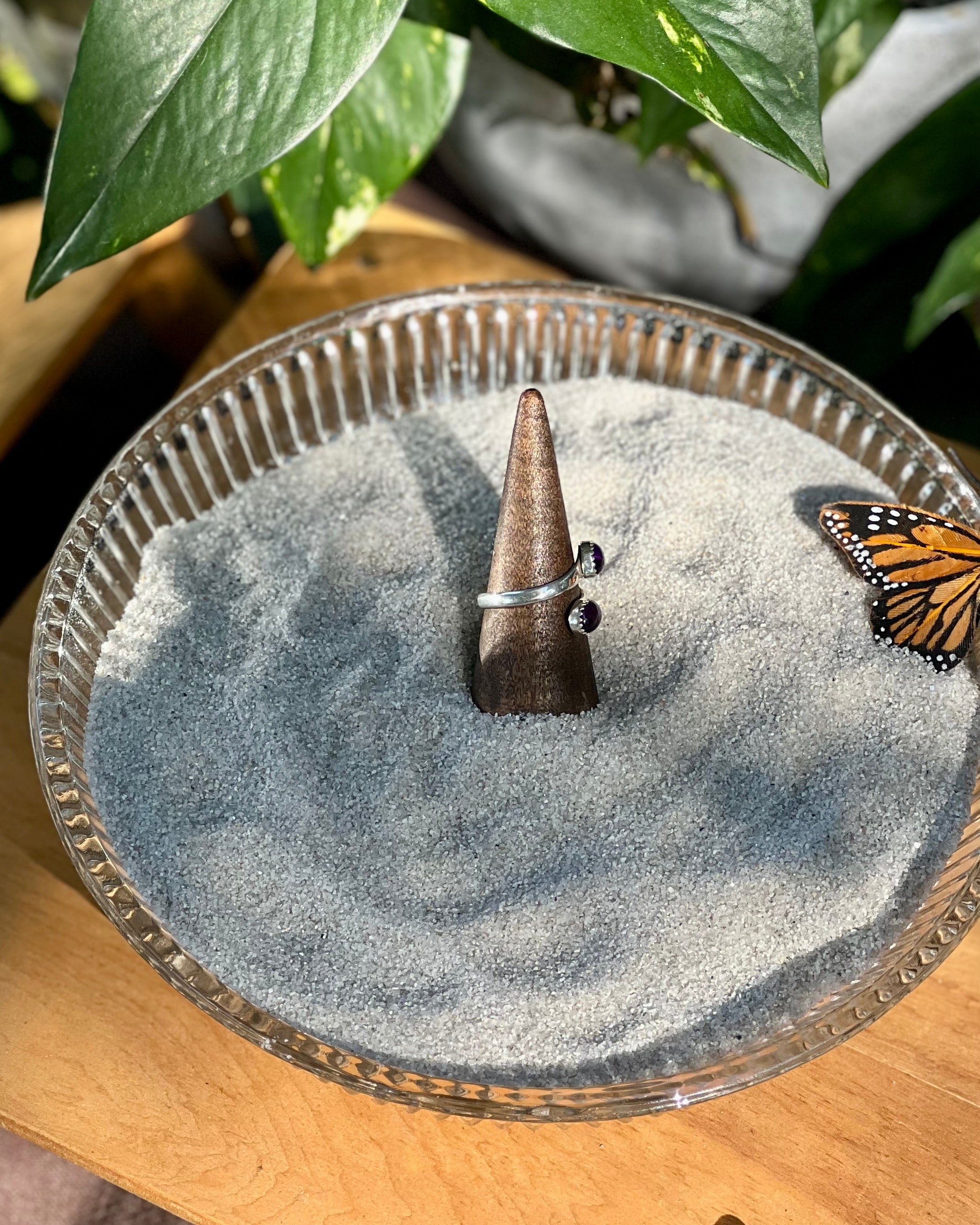 Amethyst Twinlight Ring