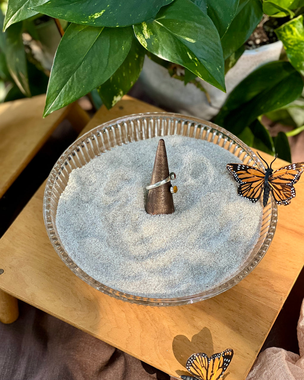 Amber Twinlight Ring