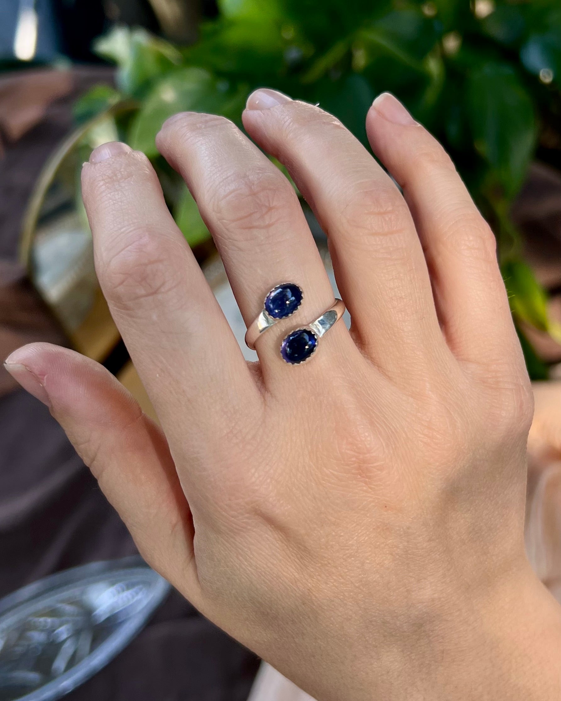 Iolite Twinlight Ring