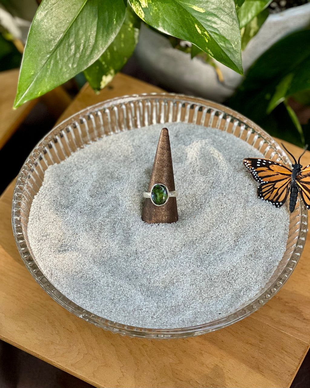 Green Stone Ring