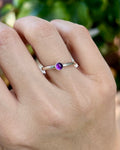 Starglass Ring - Amethyst