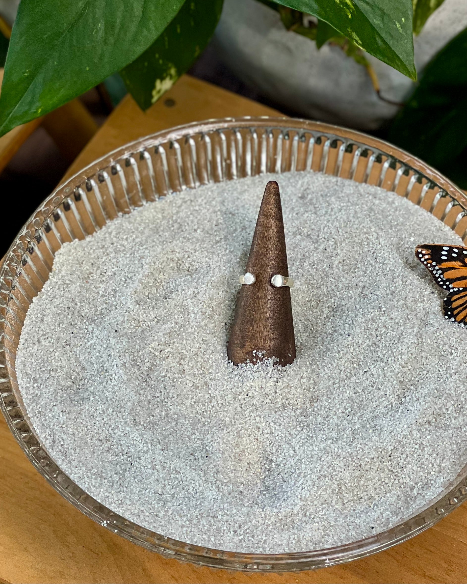 Allseer Ring - White Moonstone