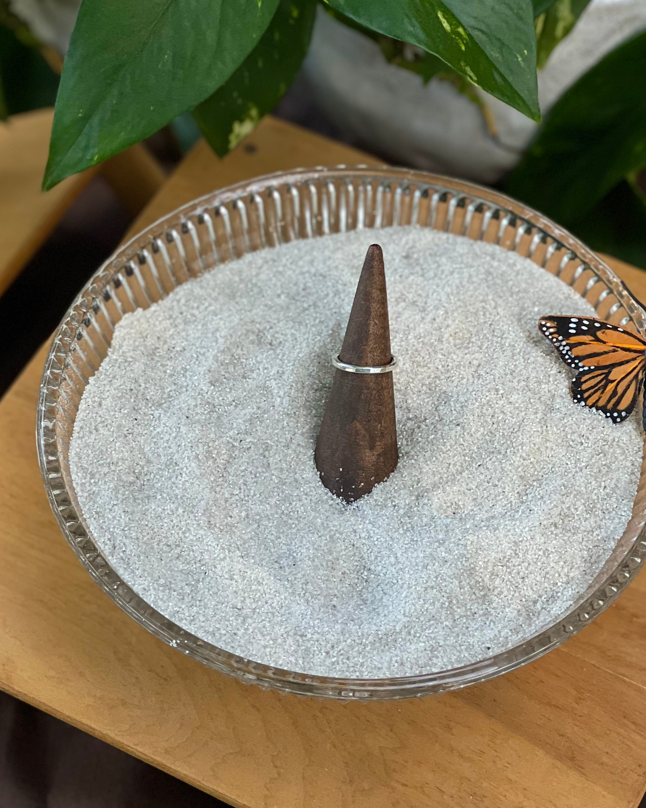 Hammered Silver Stacker Ring