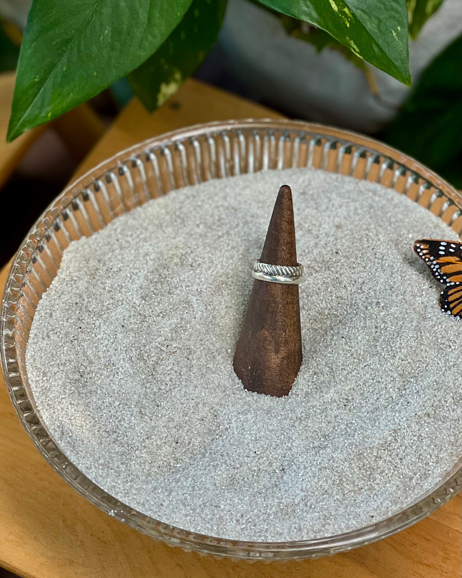 Double Band Rope Ring