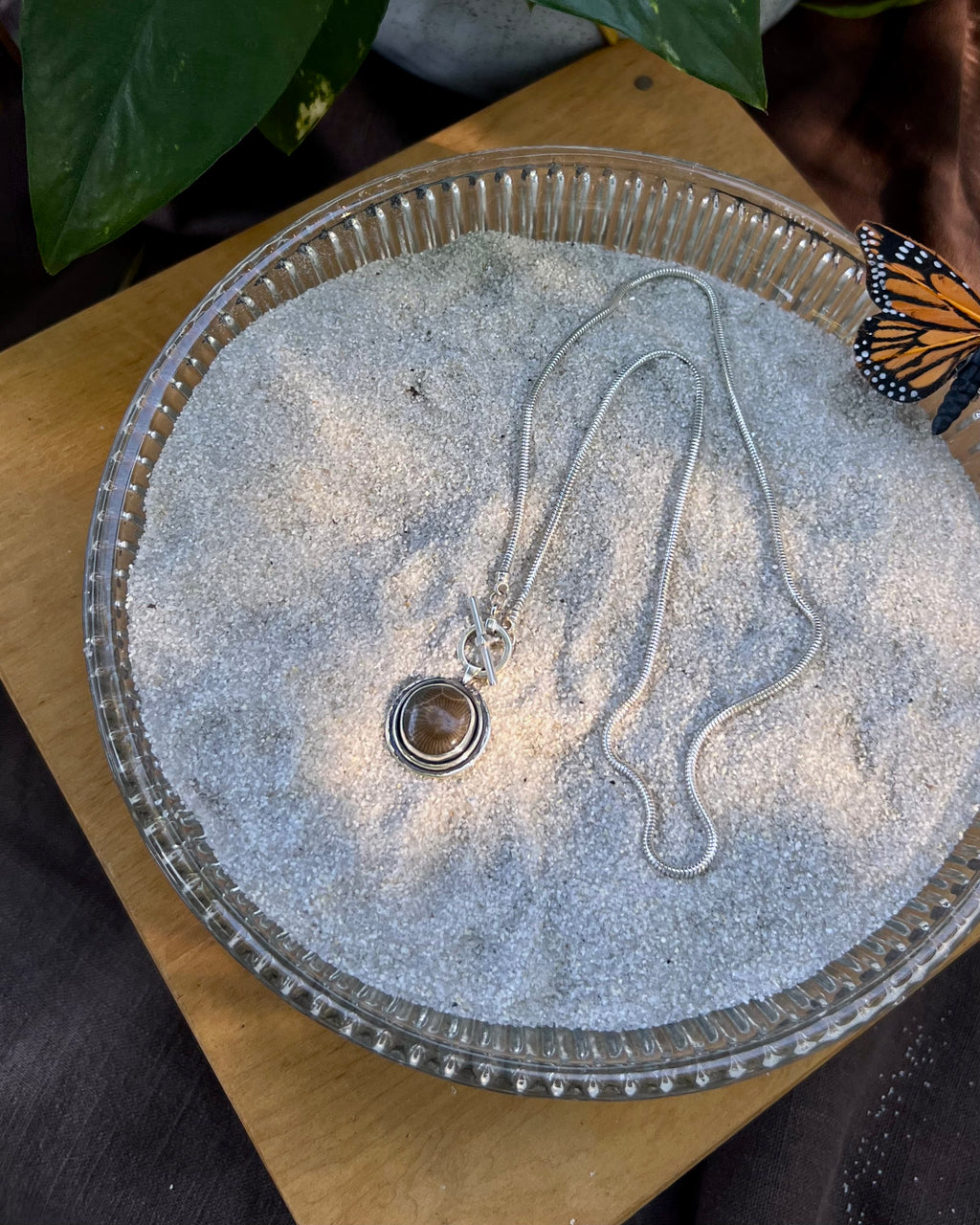 Petoskey Stone Toggle Necklace