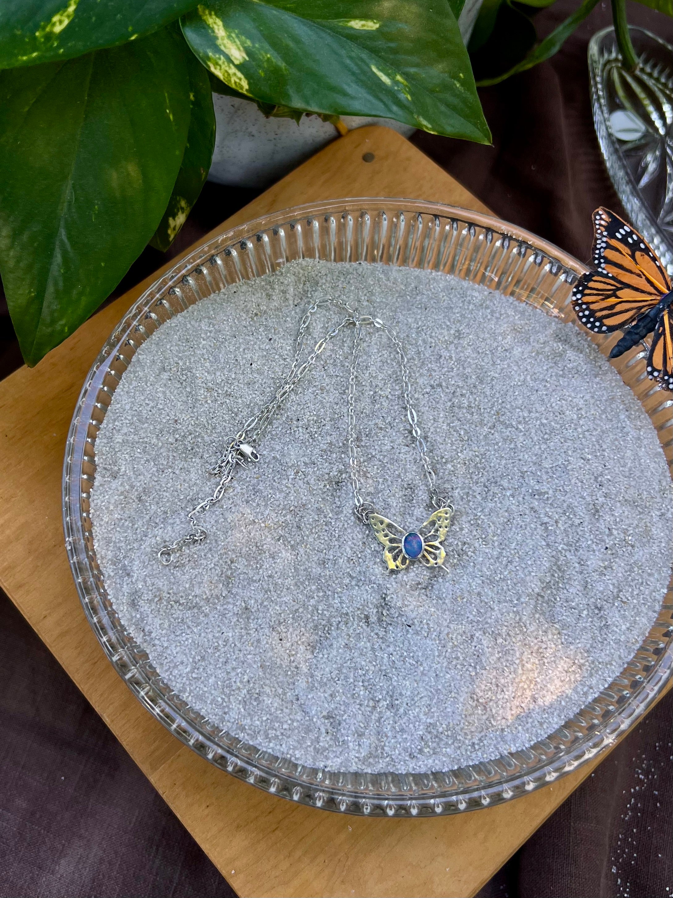 Petite Butterfly & Australian Opal